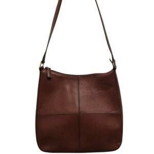 Etienne Aigner Brown Leather Shoulder Bag